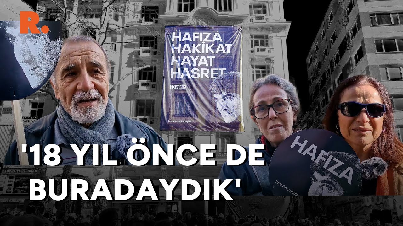 Hrant Dink 18 yıl önce vurulduğu yerde anıldı: 'Katilleri hala korunuyor'