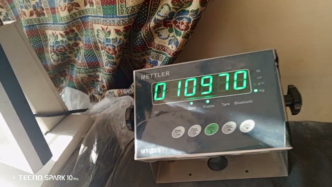 Mettler Indicator Model MT 225 ki Complete Calibration settings.in Bhakkar #insaf digital scale ⚖️.