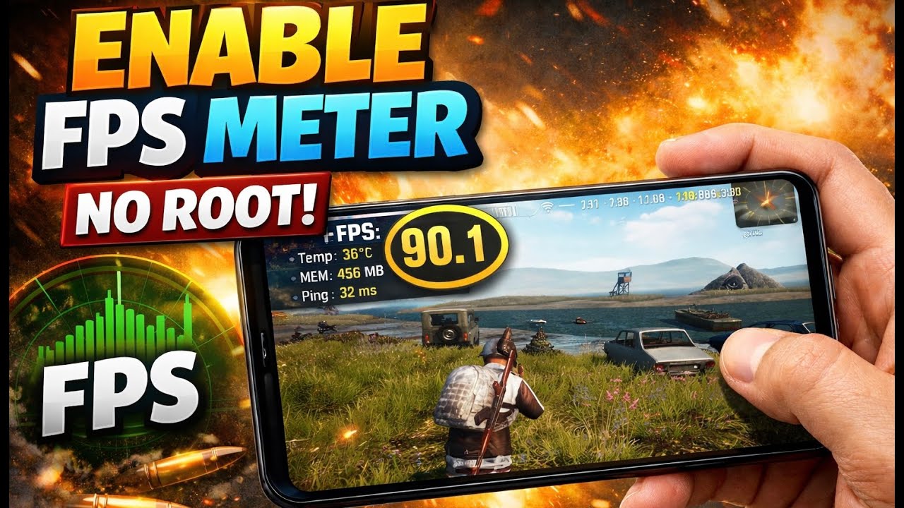 Включение счетчика FPS на любом Android-устройстве | Без ROOT | Счетчик FPS в реальном времени 🔥
