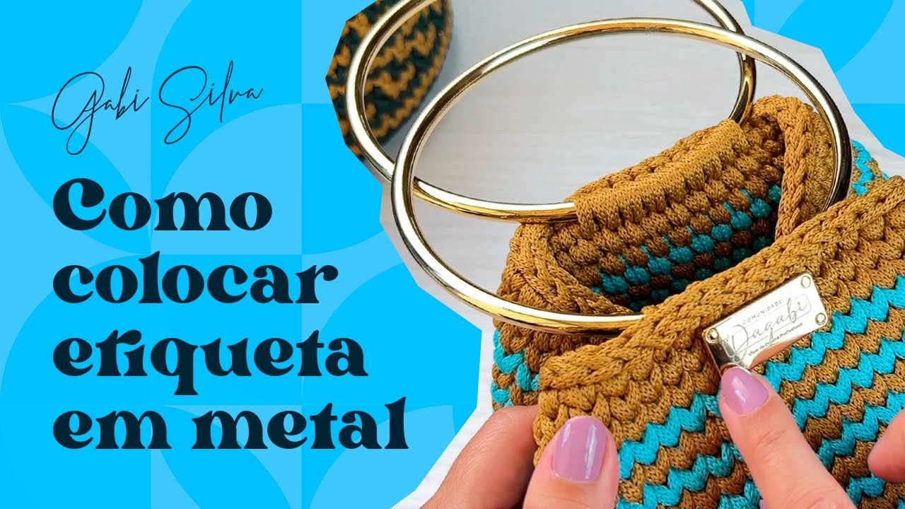 Como colocar etiqueta em metal