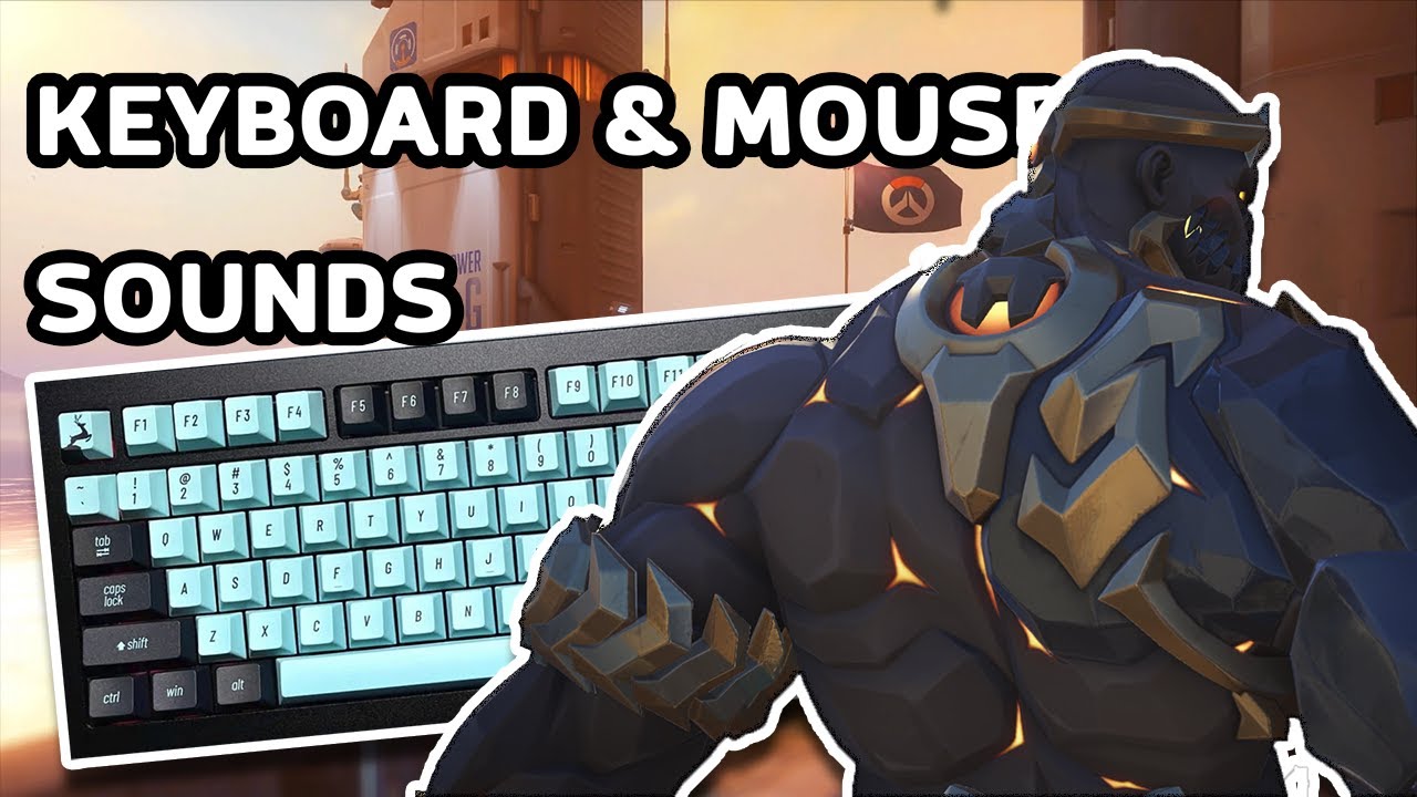 Doomfist Custom Keyboard & Mouse ASMR Gameplay + Handcam