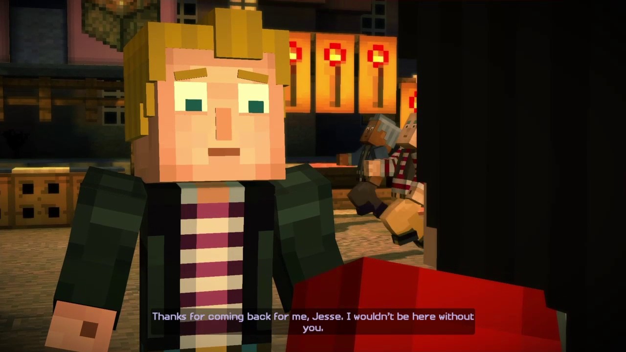 Minecraft Story Mode Episode 1 Lukas X Jesse (Romantic & Cute Scenes)