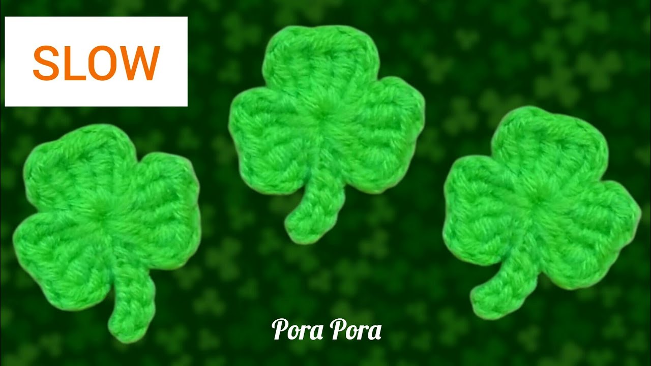 How To Crochet A Simple Shamrock I Easy Crochet Shamrock Tutorial For Beginners