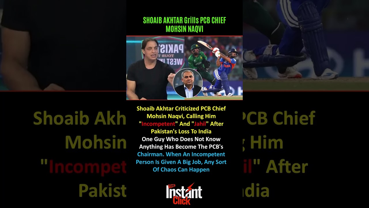 Shoaib Akhtar Slams Mohsin Naqvi Over Pakistan Cricket Board
