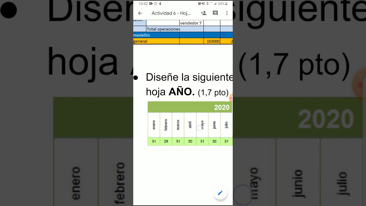 Hojas de calculo desde Android (celular o tablet)