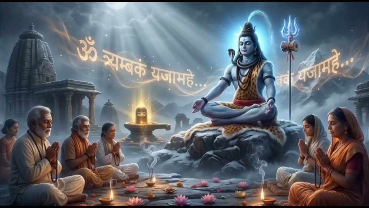 Listen Before Sleep ⚡ Maha Mrityunjaya Mantra for Protection & Healing