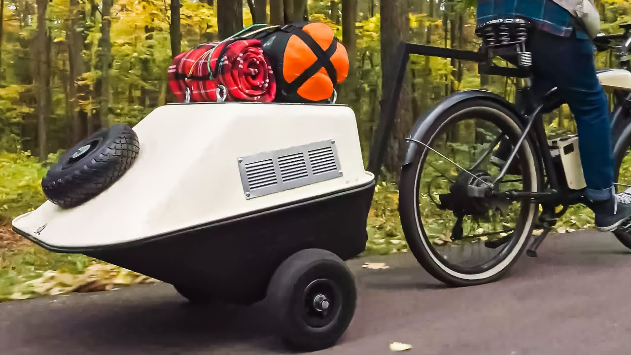 How To Turn Old Wheelbarrows Into A Bike Trailer & Other Camping DIY Projects | Remake Project