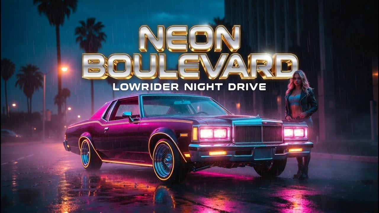VELVET ASPHALT RADIO (Neon Rain Lowrider Mix)  West Coast G-Funk Night Drive