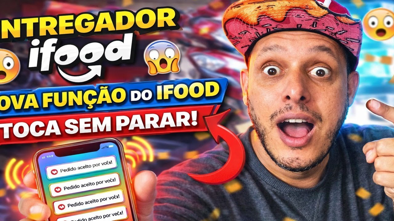 NOVA FUNÇÃO DO entregador IFOOD TOCA SEM PARAR 😱 O QUE ESTÁ ACONTECENDO? | o curioso maneiras
