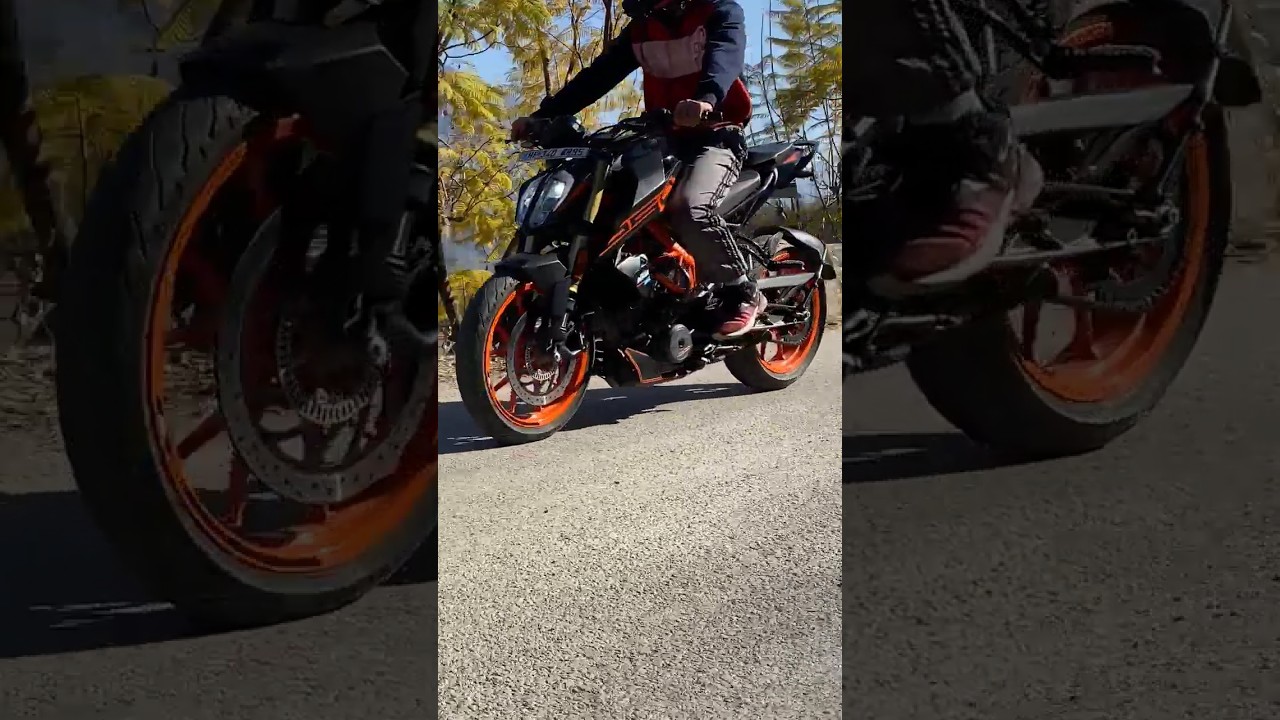 how ABS work with panic braking duke 250