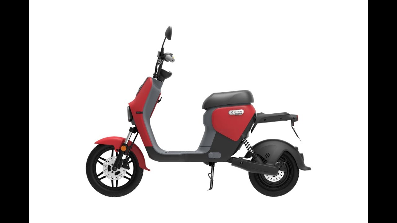 Segway B110s 1.8kw 28mph Electric Moped Static Review vs NIU UQiGT Pro - 4K : Green-Mopeds.com