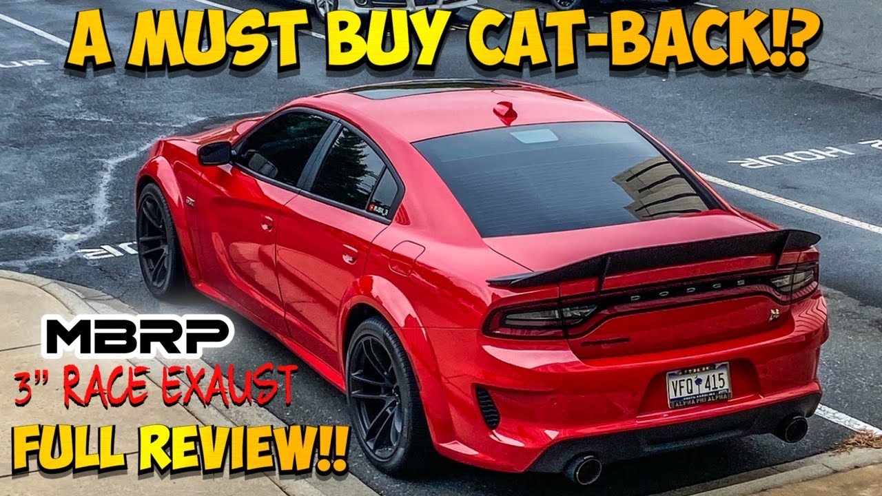 WHY THE MBRP RACE CATBACK IS A MUST BUY FOR YOUR DODGE SCAT PACK OR HELLCAT!! FULL REVIEW!!