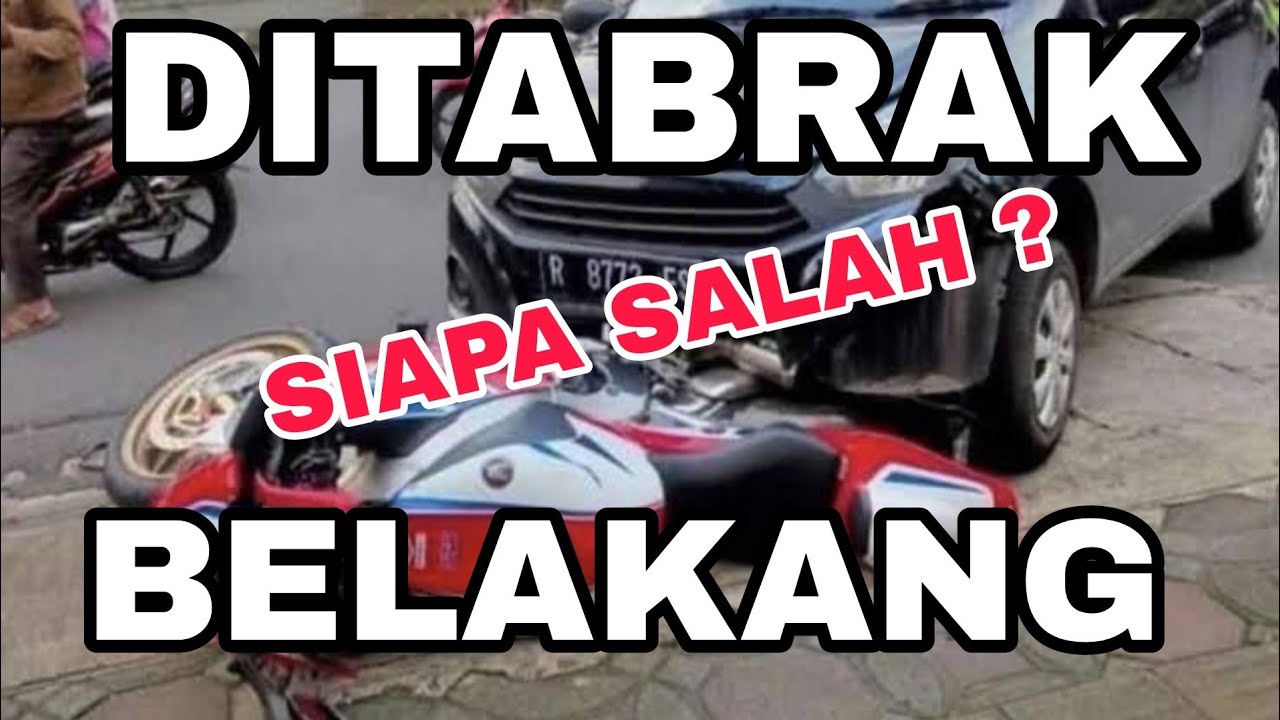 Ditabrak dari belakang, siapa yang salah ? @Elangmaut Indonesia