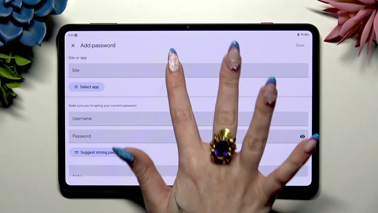 How to Add Passwords to Google Password Manager on ZTE Nubia Red Magic Astra