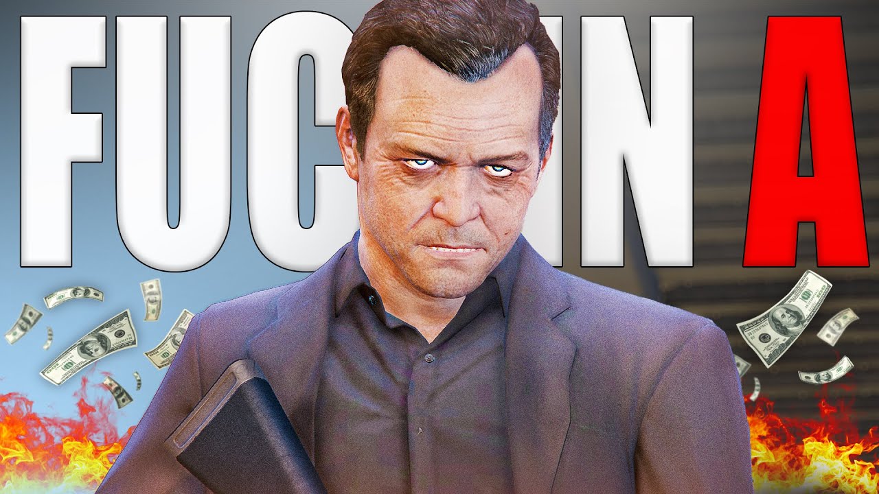 MICHAEL SAVES MY MANSION! in GTA Online - A Safehouse in The Hills DLC