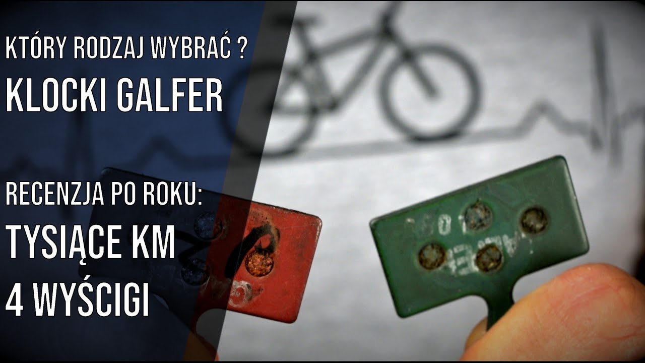 Czy dla amatora rodzaj klock&oacute;w ma znaczenie? Klocki i tarcze GALFER - recenzja.
