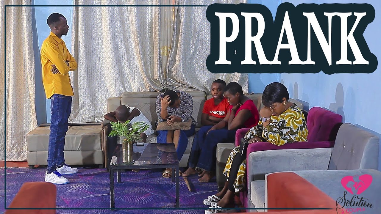Solution Couple 💝 PRANK yakasaze Alacia, Diella, Joshua na Nana barafatinije bakorer PRANK Abavyeyi