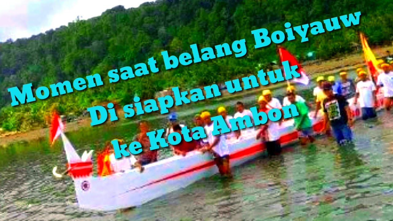 Momen persiapan belang Banda naira ke kota Ambon