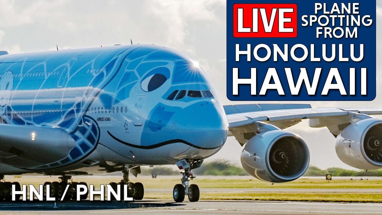 Up-Close A380 Departures at HNL/PHNL Honolulu Hawaii - Live Planespotting 3-07-2026