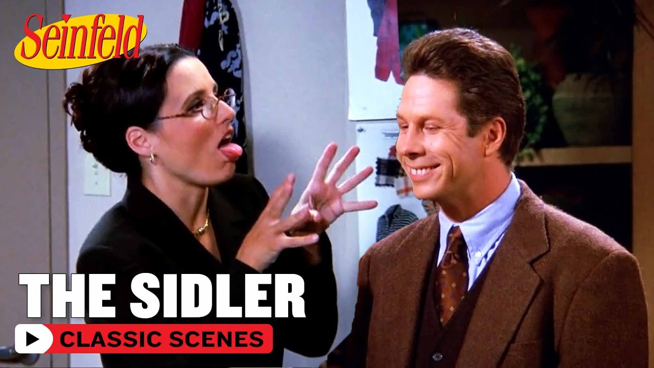 Elaine's New Co-Worker Is A Sidler | The Merv Griffin Show | Seinfeld