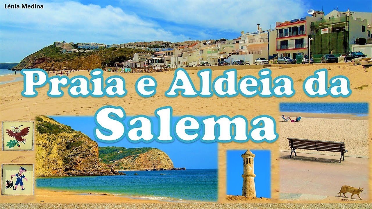 Praia da Salema e Aldeia da Salema - Algarve - Portugal