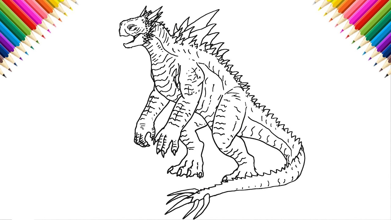 How to Draw Shimo from Godzilla x Kong: The New Empire | Step by Step