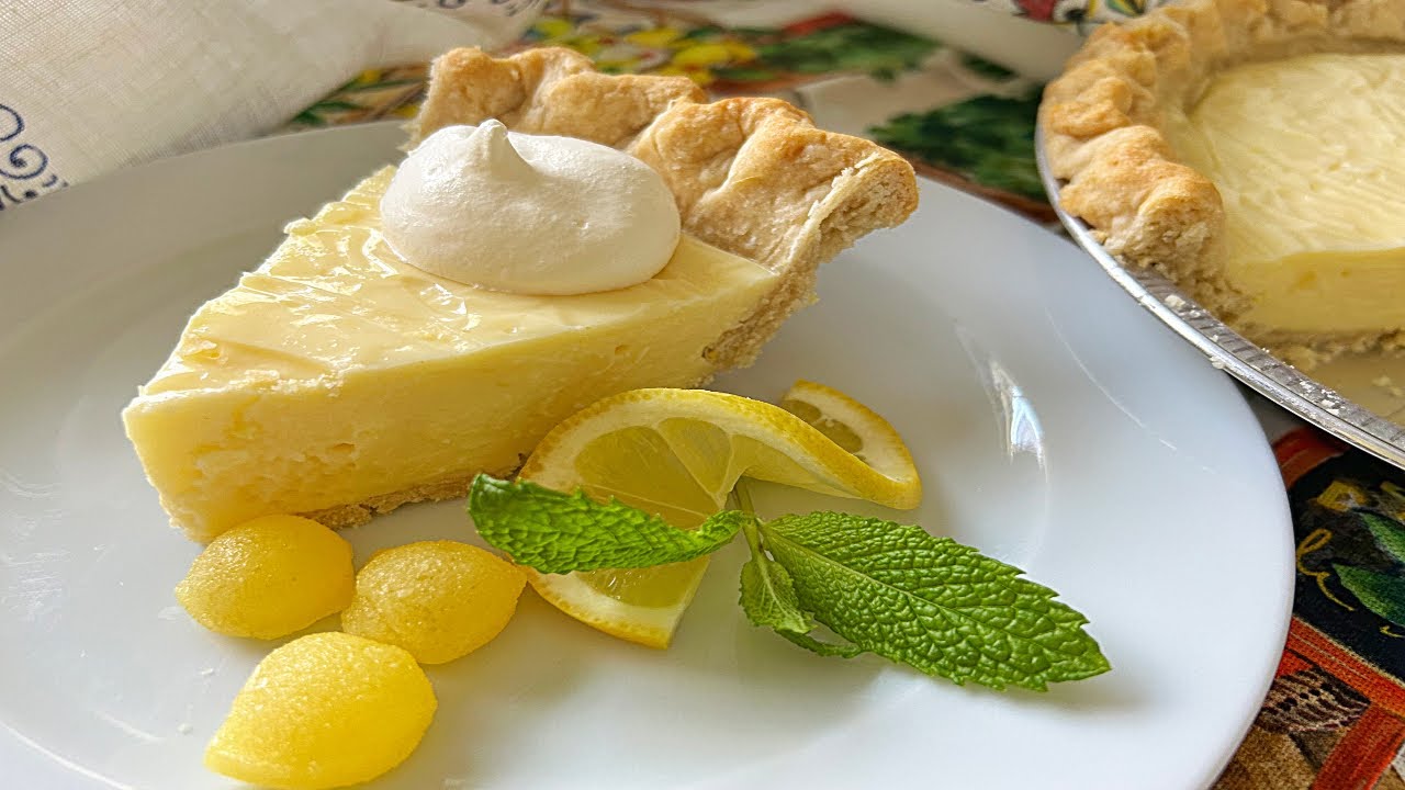 Old Fashion Creamy Lemon Pie Recipe