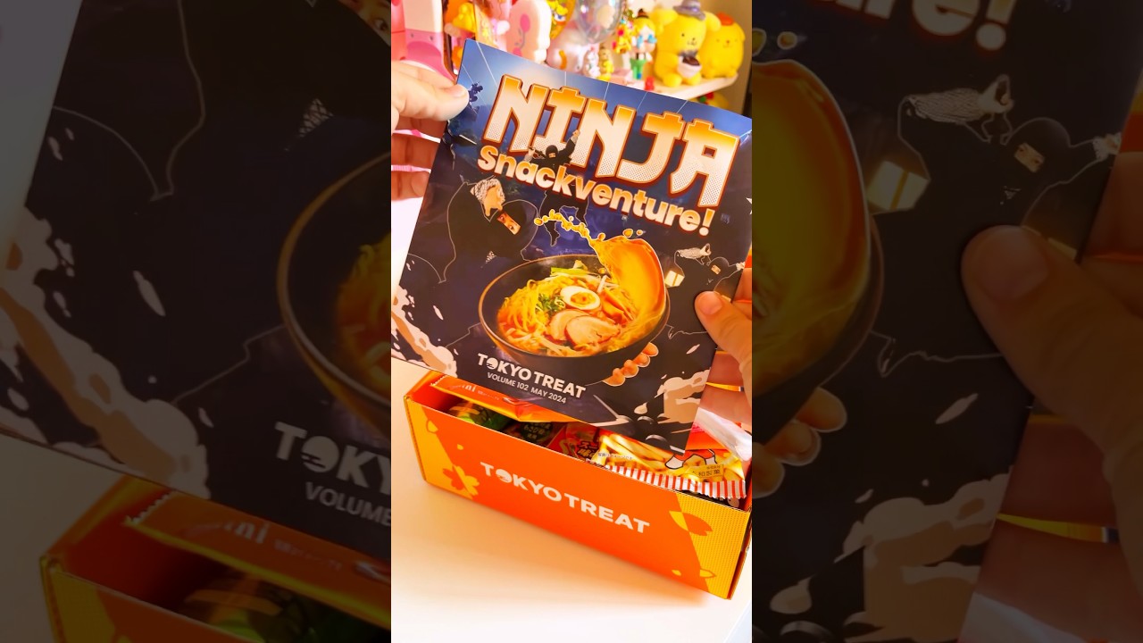 TOKYO TREAT MAY BOX #cute #kawaii #unboxing #wholesome #snacks #japanesesnacks #tokyo