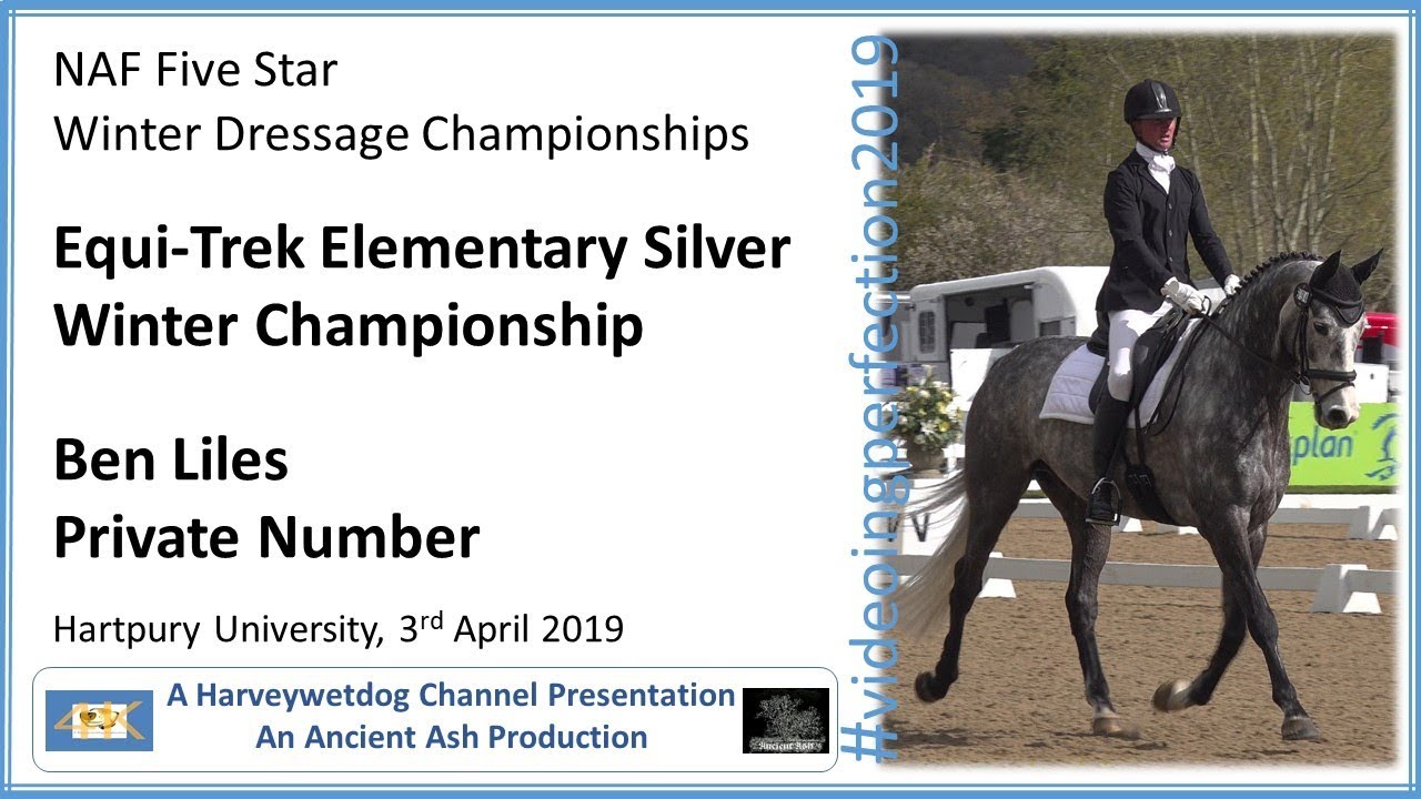 NAF 5 Star Winter Dressage Championships 2019: Ben Liles