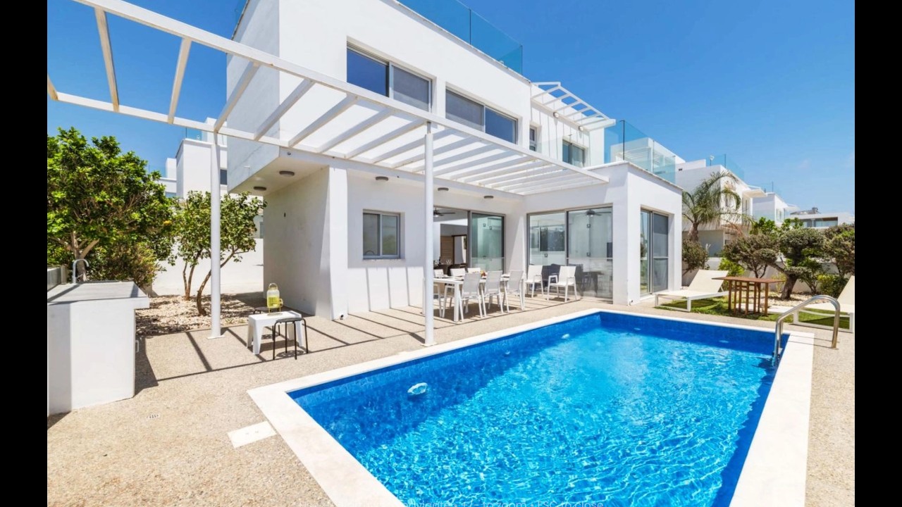 Elite Blu Heights Villa | Luxury 3 Bedroom Holiday Villa in Ayia Napa Cyprus with Private Pool