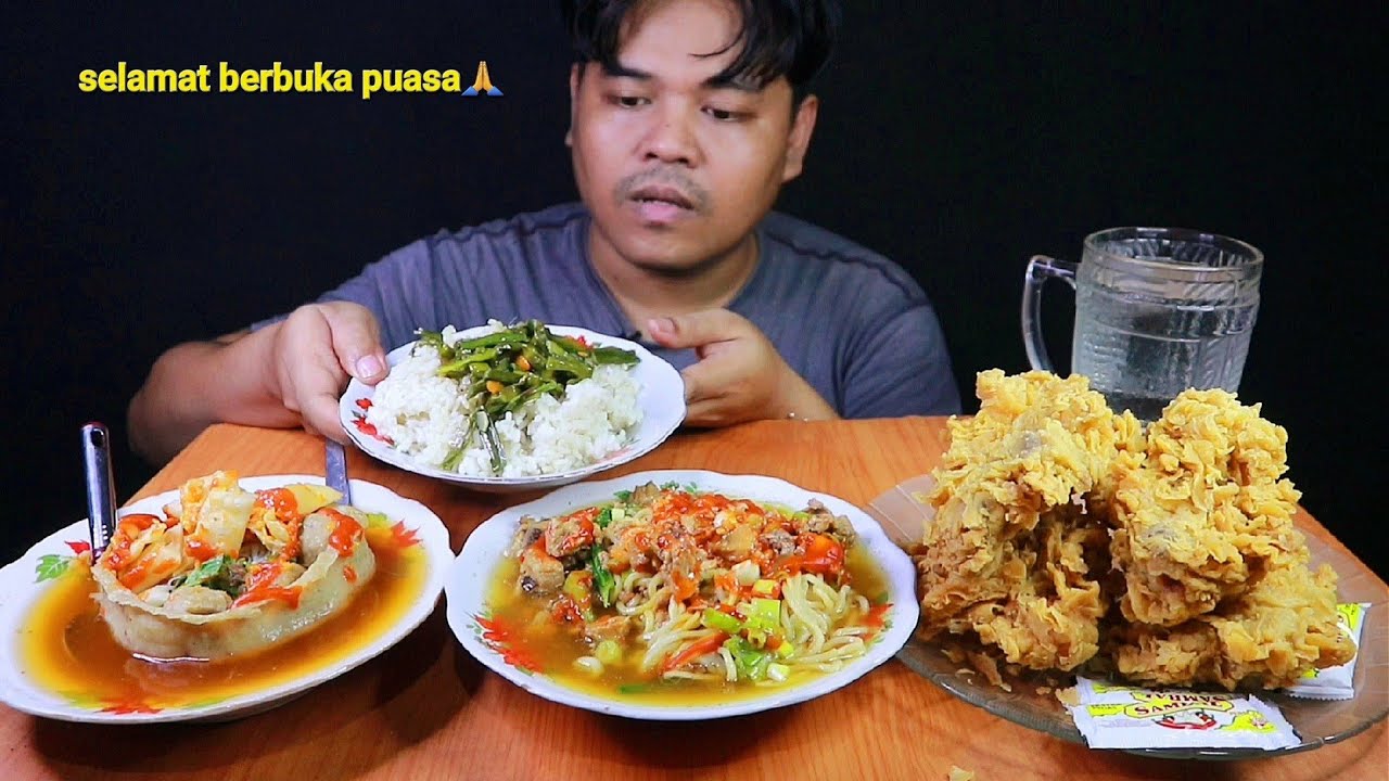BUKA PUASA KALI INI MANTUUUL🤤👍BAKSO MANGKOK,MIE AYAM,AYAM CRISPY JUMBO-JUMBO