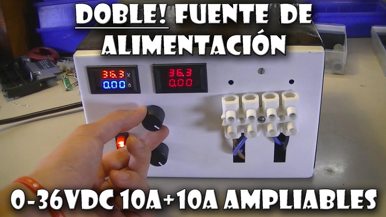 DOBLE FUENTE A. VARIABLE 1,25-36VDC 10A o mas!