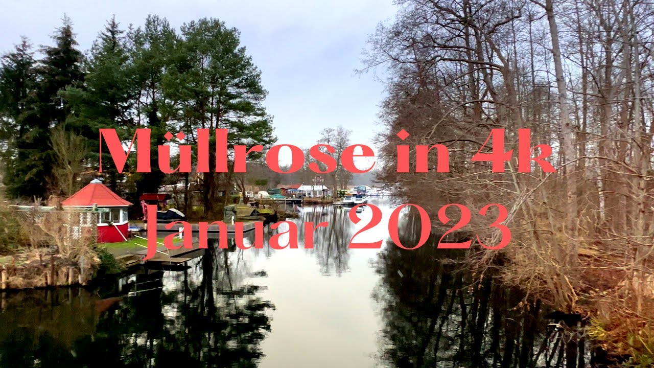 Winterausflug in M&uuml;llrose im Schlaubetal, Brandenburg Januar 2023 / 4K