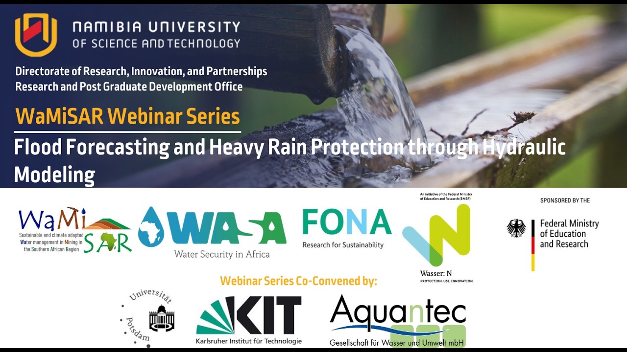 WaMiSAR Webinar Series | Flood Forecasting and Heavy Rain Protection through Hydraulic Modeling
