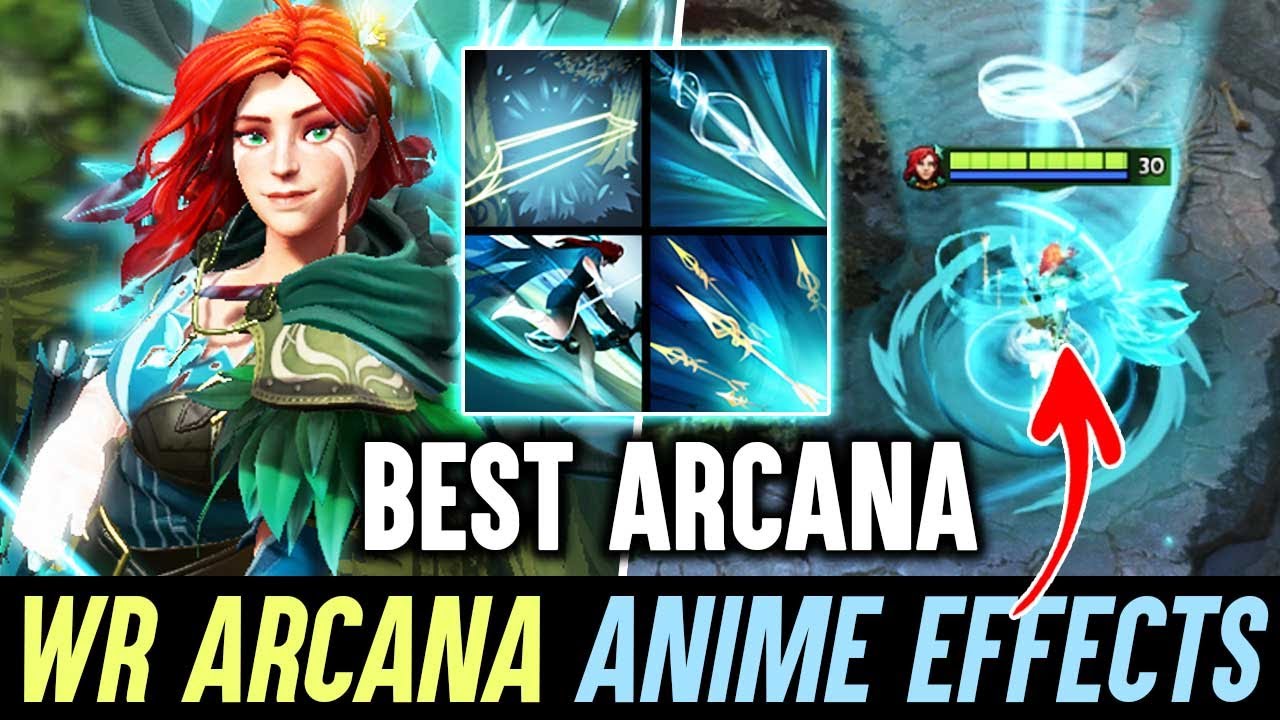 Windranger Best ARCANA With Insane ANIME EFFECTS - Godlike Gameplay By Top Immortal Dota 2