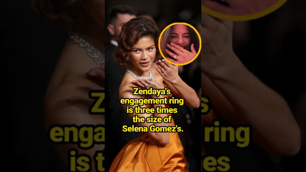 Zendaya's engagement ring is three times the size of Selena Gomez's. &nbsp;#celebrity #Zendaya