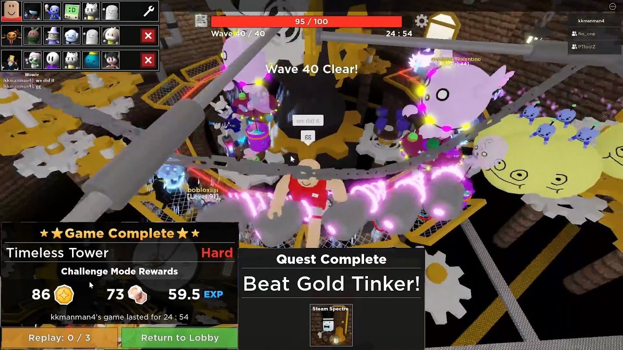 Timeless Tower Trio Hard Mode on Tower Heroes