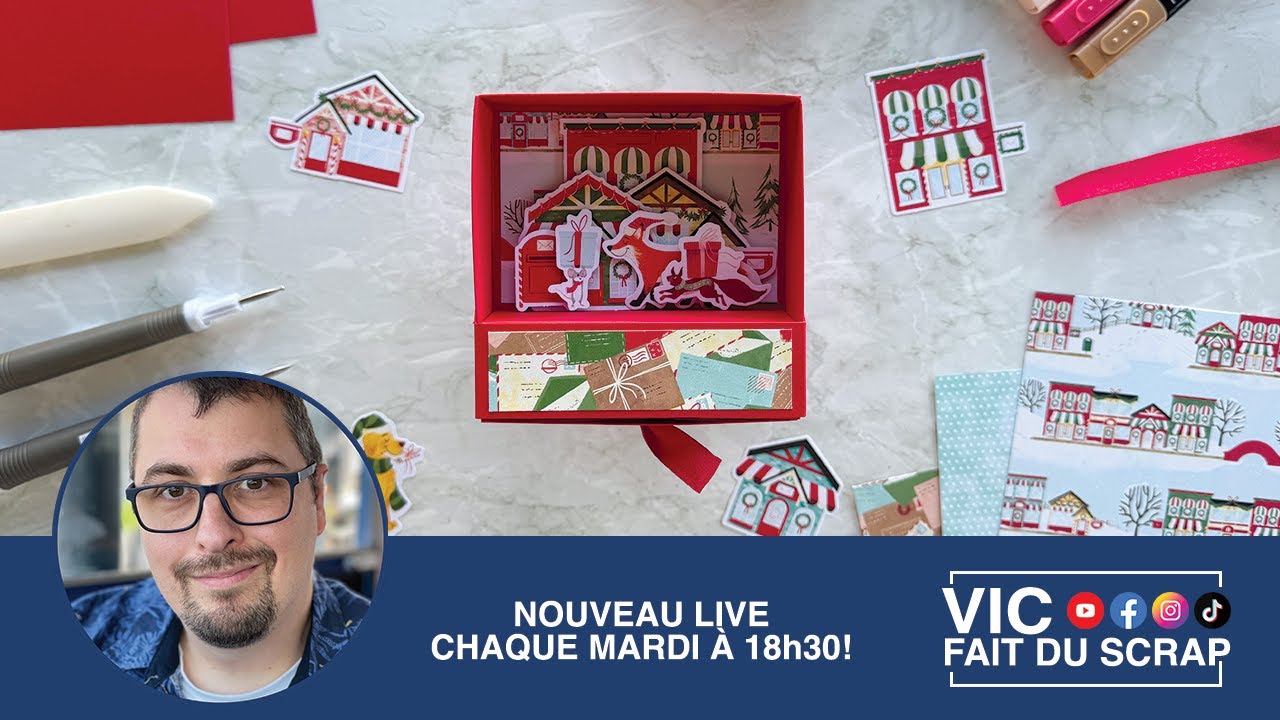 [Scrap Tutorial] Christmas Display Box