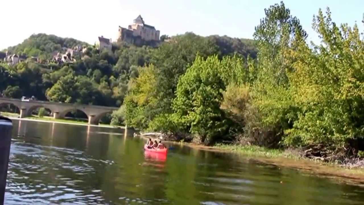 #France balade en gabare sur la#Dordogne village de Roque Gageac