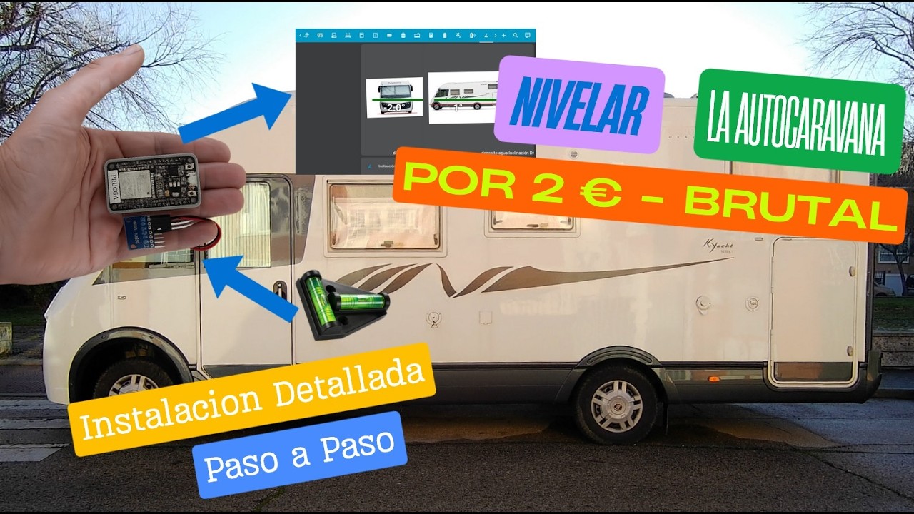 #AER-75 NIVELAR LA AUTOCARAVANA POR 2€- BRUTAL