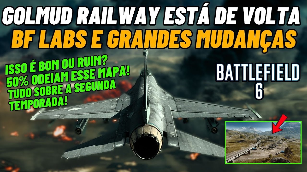 É OFICIAL! Golmud Railway Está de Volta no Battlefield 6! - Isso é Bom ou Ruim? Muitas Novidades!