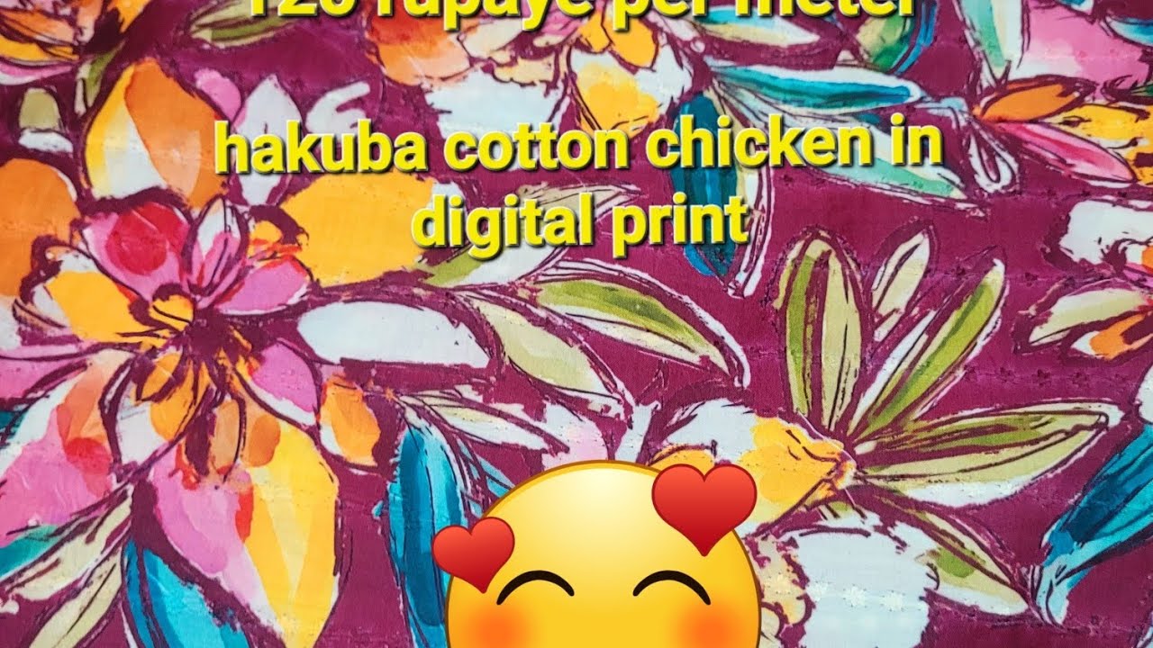 Cotton chicken digital print in vastram Jodhpur
