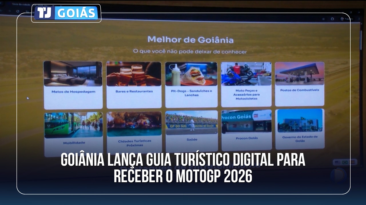 GOIÂNIA LANÇA GUIA TURÍSTICO DIGITAL PARA RECEBER O MOTOGP 2026