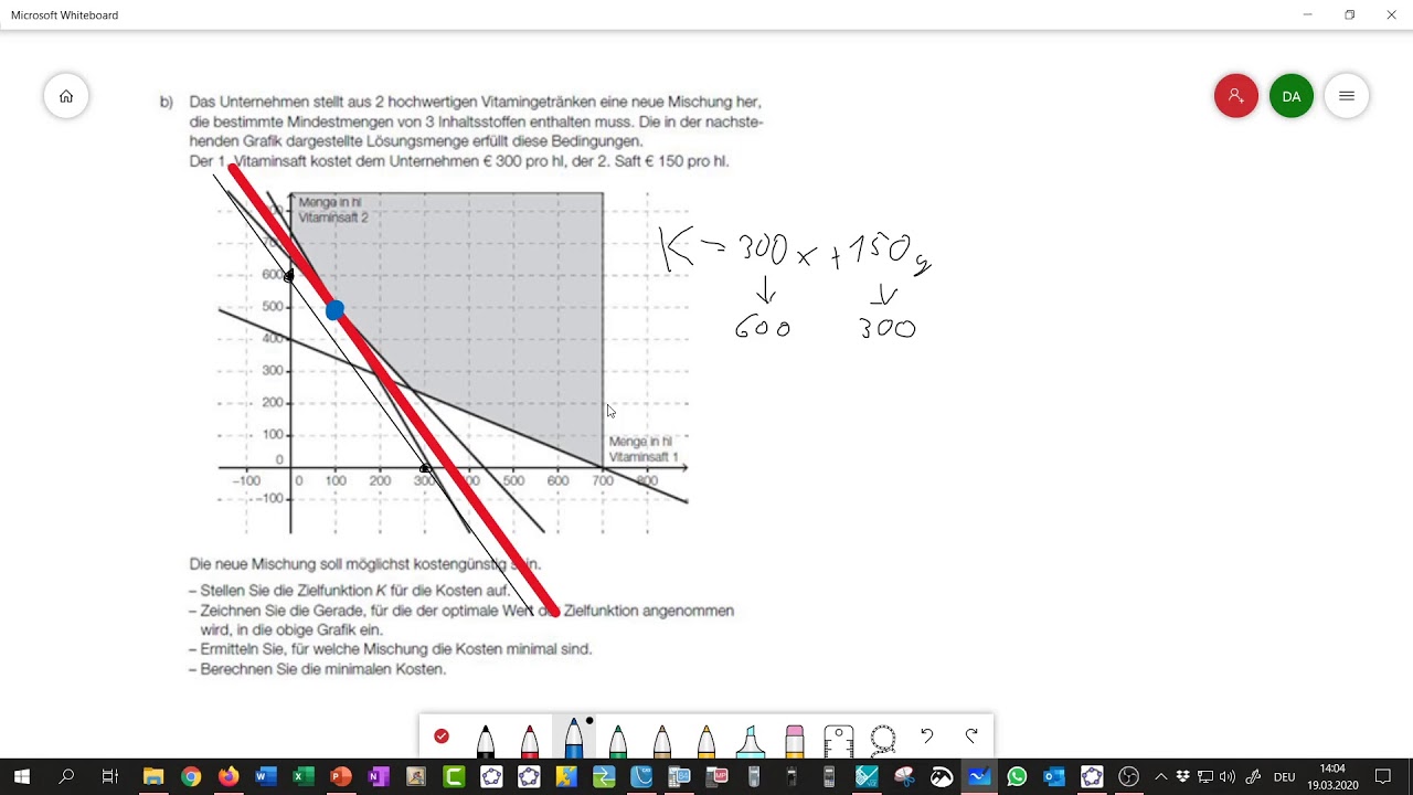 Mathematik Matura Corona Kurs Teil 4 von 15 Gleichungssysteme & lineare Optimierung