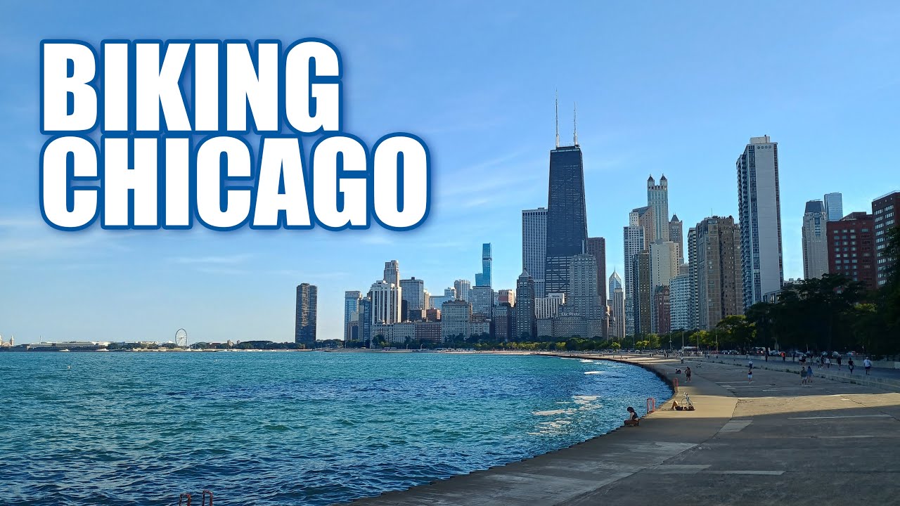Biking Chicago’s Lakefront Trail (2025) | Scenic Sunset Ride from Northside to Downtown (Southbound)