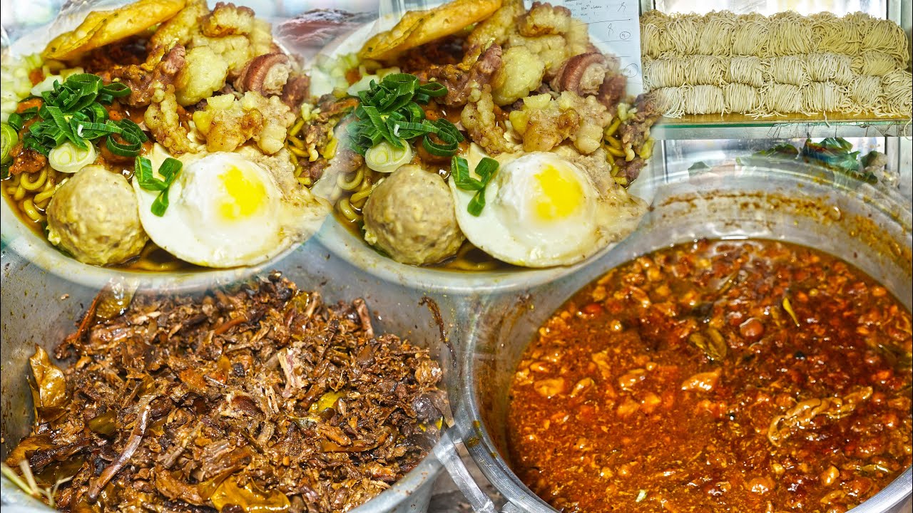 MIE AYAM BRUTAL SAMPE KETUTUP TETELAN !!!! SEHARINYA BISA RATUSAN PORSI JUAL DALEM GANG !!!!