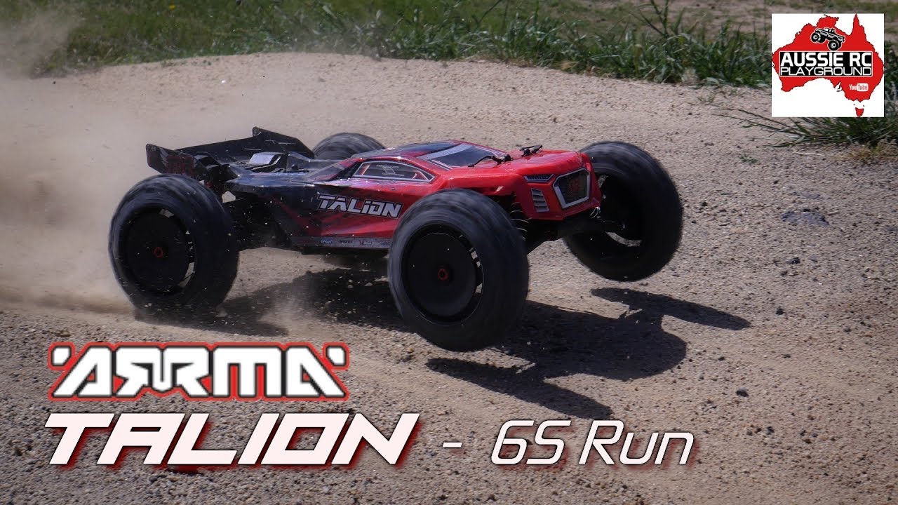 ARRMA Talion 6S 2018 first run w16T pinion on 6S