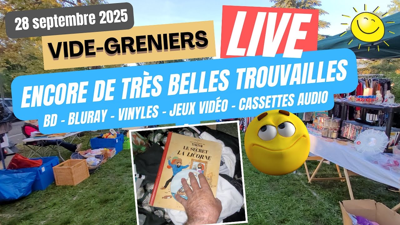 23ème Vide-Greniers Live du 28 septembre - Encore de très belles trouvailles !