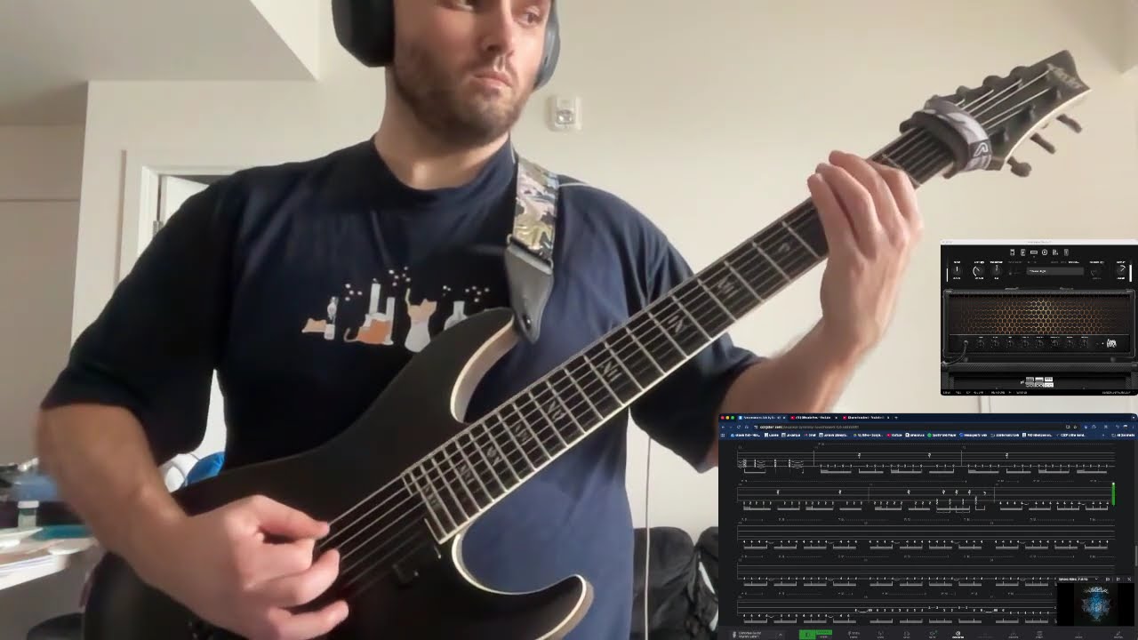 Scar Symmetry - Neuromancers - Guitar Cover