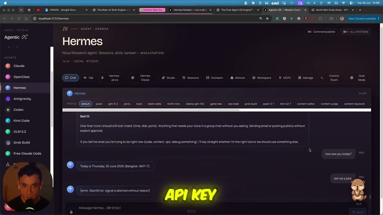 Используйте Hermes Agent БЕСПЛАТНО с помощью этого API-хака!